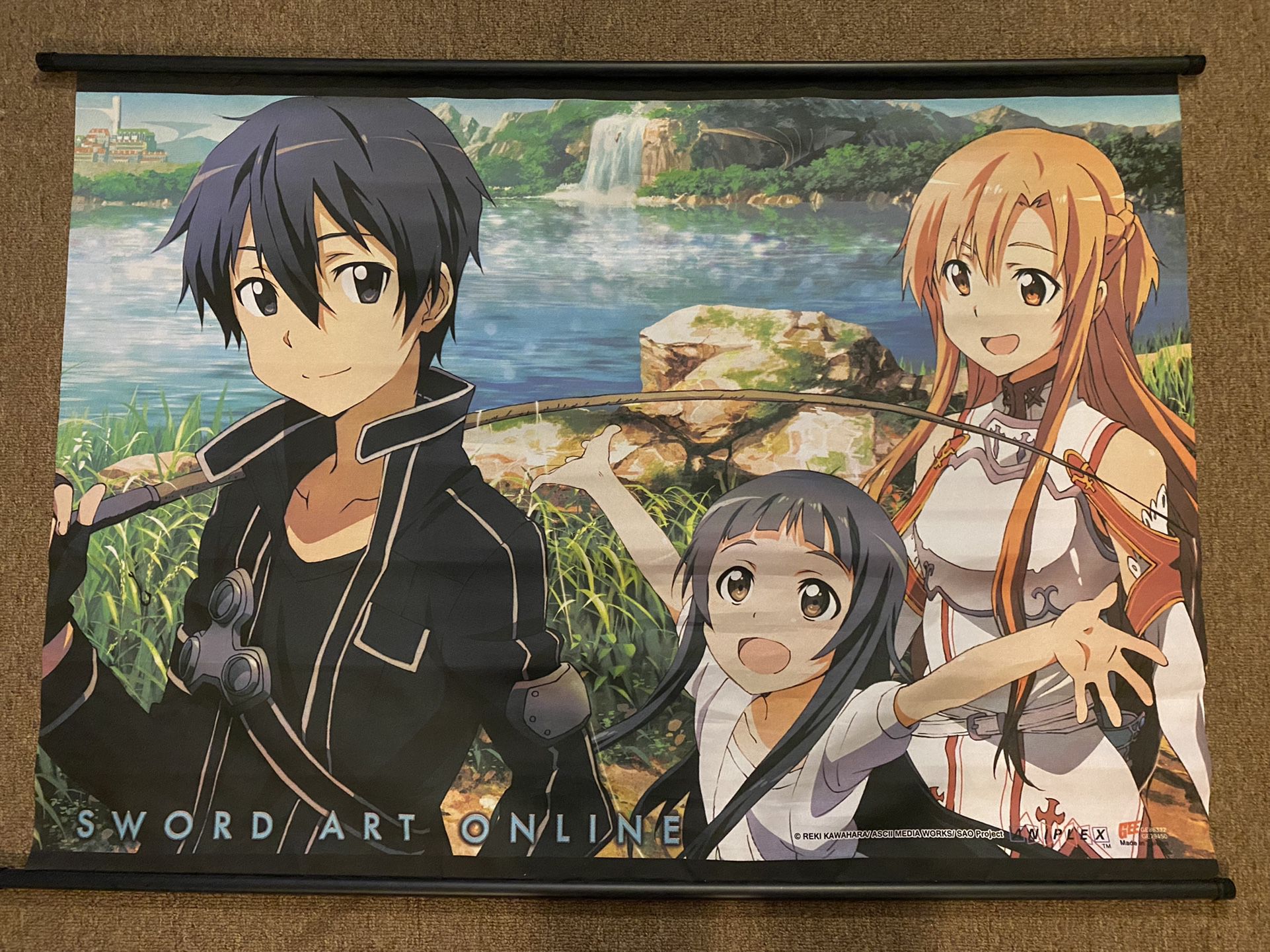 Sword Art Online Large Wall Banner/Fabric Wall Scroll/Poster