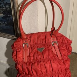 Red Pegaso Handbag Purse