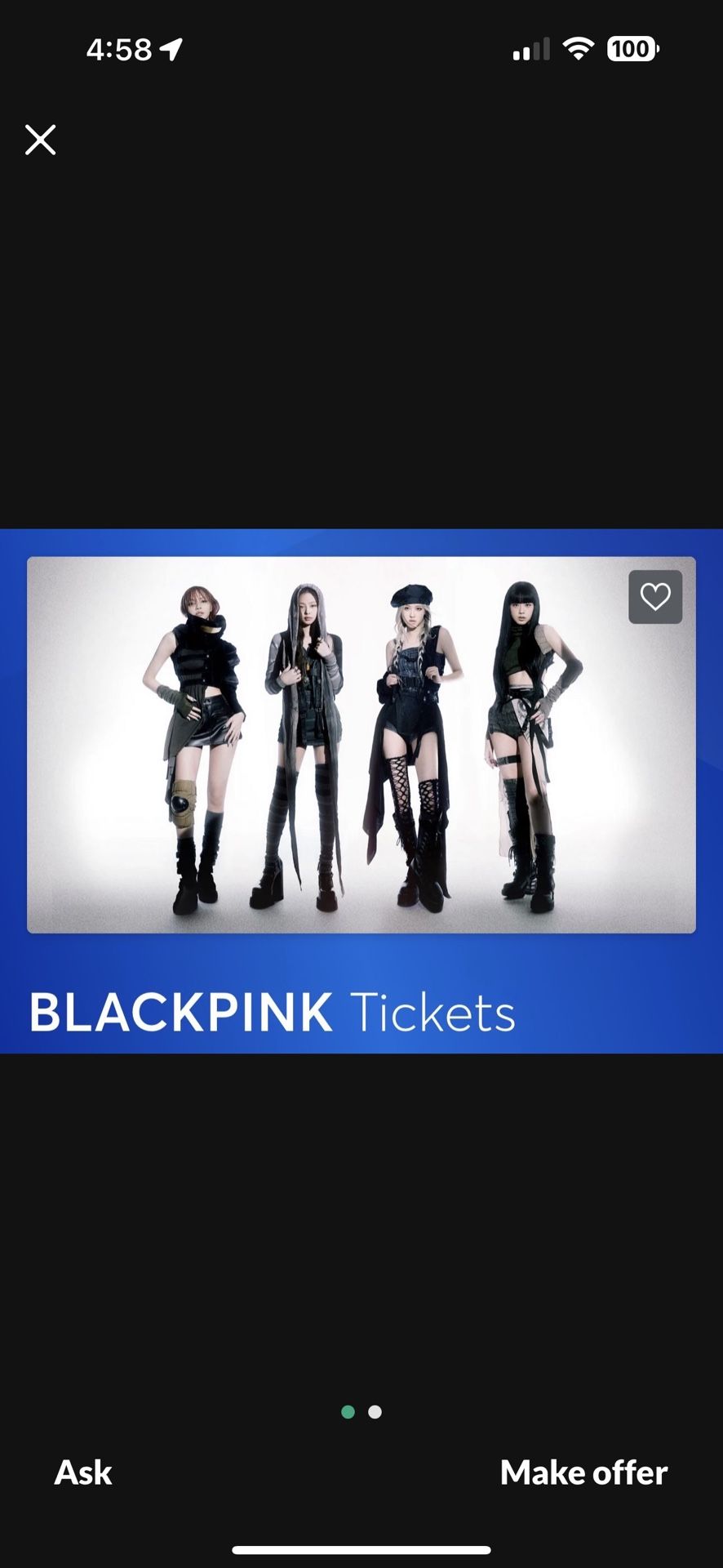 Black Pink Concert Saturday7/12