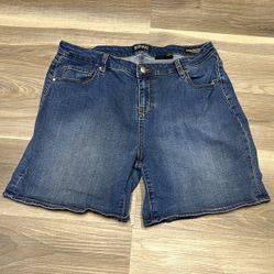 Buffalo David Bitton teegan blue denim shorts size 12
