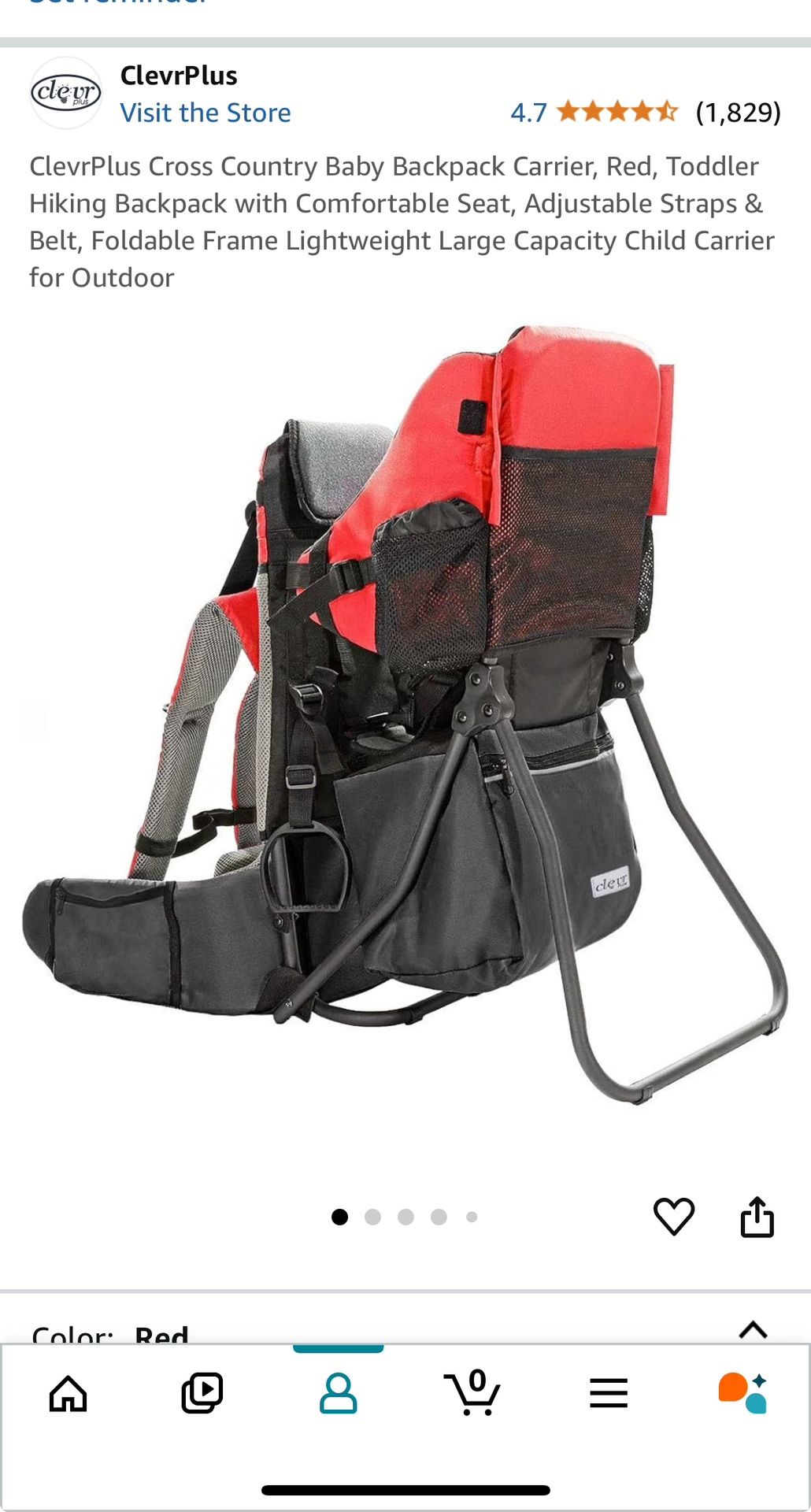 Backpack Hiking Chair