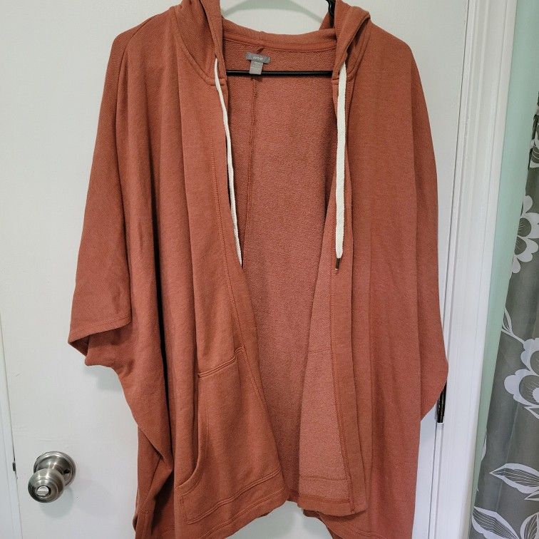 Sweatshirt Style Cardigan