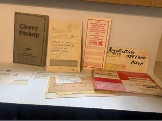 1984 Chevy Pickup OEM Factory Owner's & Driver's Manual