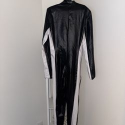 Leather Black / White Jumpsuit 