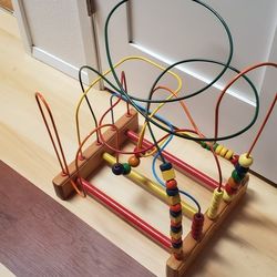 Free Bead Maze Roller Coaster Toy For Toddler/kids