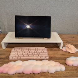 Laptop Stand & Cloud Wrist Rest