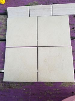 Porcelain tile (6x6) and moldings