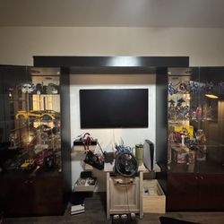 Media Center/Glass Shelf Storage