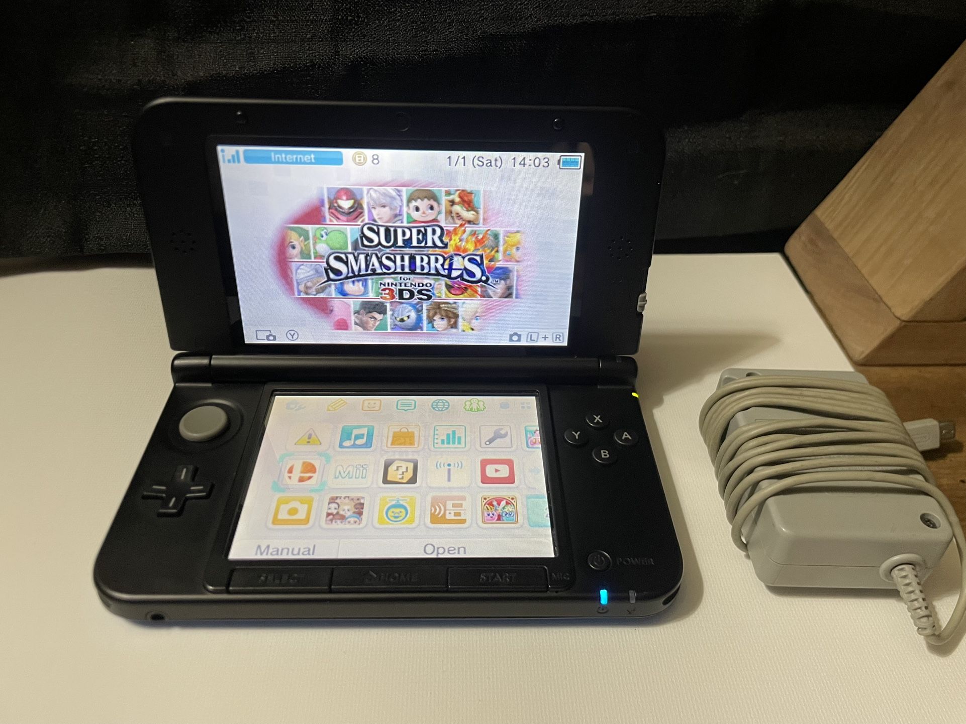 Nintendo O3DS XL, Comes With Smash Bros