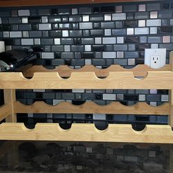 Bamboo Wine Rack