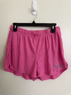 Juicy Couture Pink Ribbed Shorts