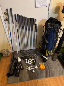Titleist Golf Left Handed Nike Ping Mega Brand name set up Regular flex! RARE complete LH set up!
