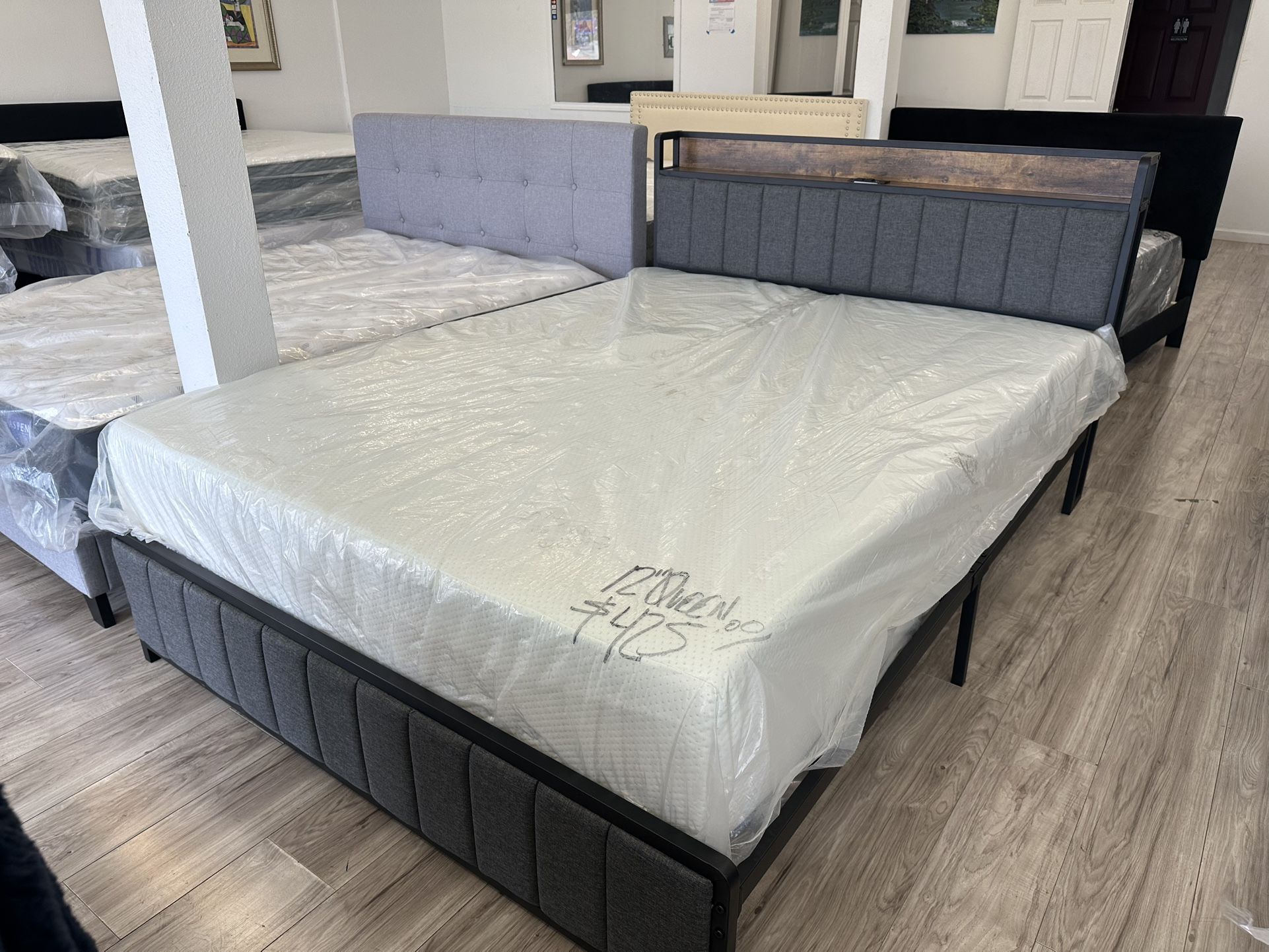 New 12” CoolGel Memory Foam Mattress $0 Down Flexible Payments Available