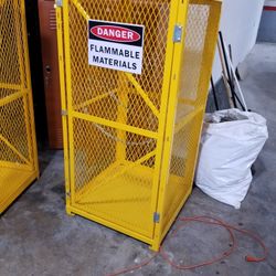 Propane, Welded, Forklift Tank Storage cabinet