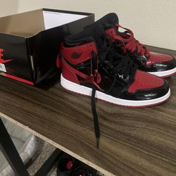 Jordan 1 Retro High OG Patent Bred (GS)