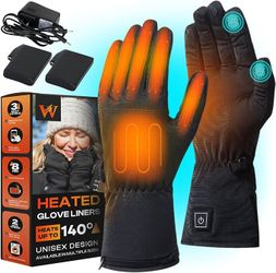 Weston Heated Glove Liners for Men and Women - Rechargeable Thermal Hand Warmers - Heated Gloves