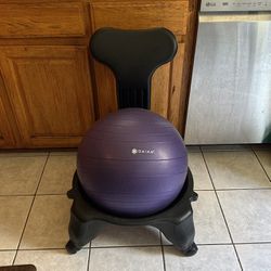 Excellent Purple Yoga Ball Chair