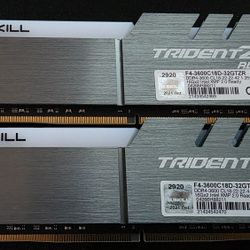 G SKILL DDR4 32GB KIT   3600MHZ