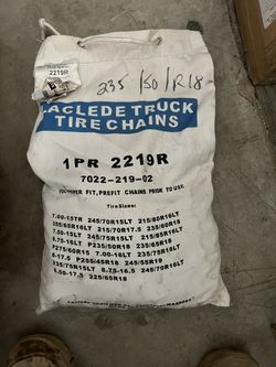 Truck Tire Chains New