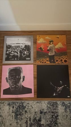 4 Vinyl set - Kendrick Lamar (1) Tyler, the Creator (2) Travis Scott (1)