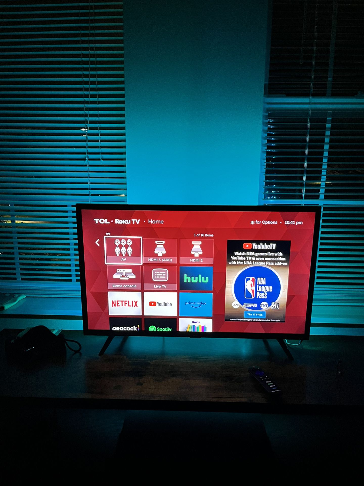 32” TCL Roku Smart TV with Backlight