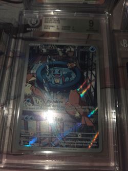 Squirtle 148/142 Stellar Crown BGS 9 Mint and evee twilight masquerade 9.5