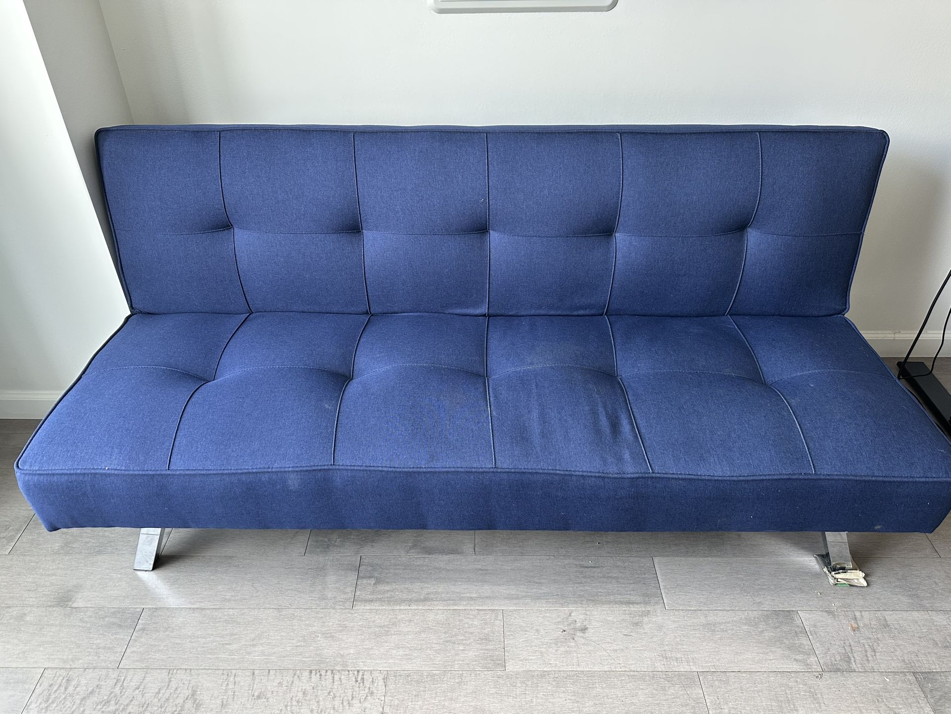 Blue Futon Sofa