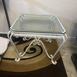 Glass Coffee Table Set