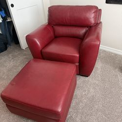 Chair and ottoman