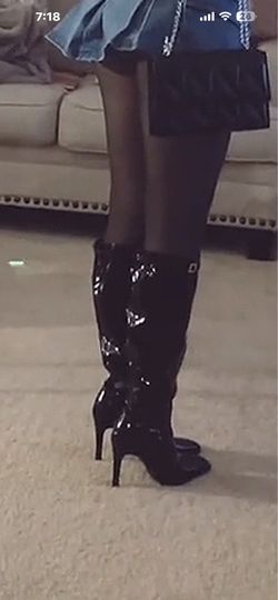 Black boots from SHEIN