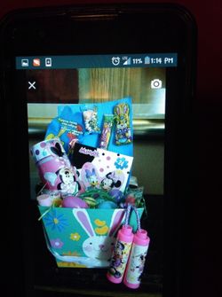 Minnie mouse Easter basket