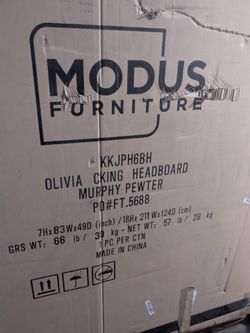 California King Upholstered Headboard Only