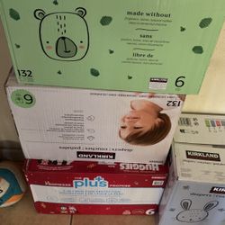 Diapers $35 Kirkland Y $40 Huggies