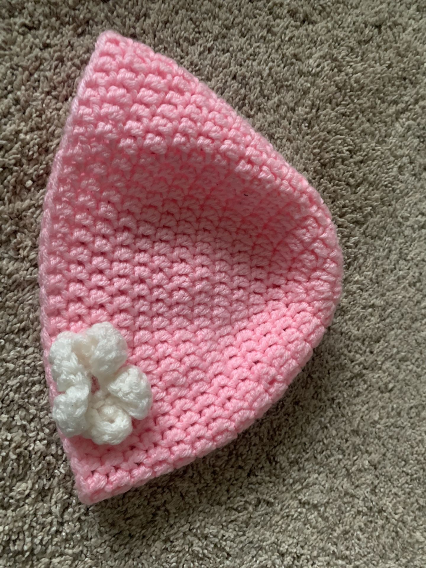 Knit Pink Kids Hat