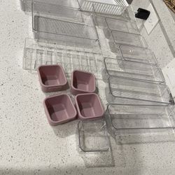 16 piece drawer organizers for makeup