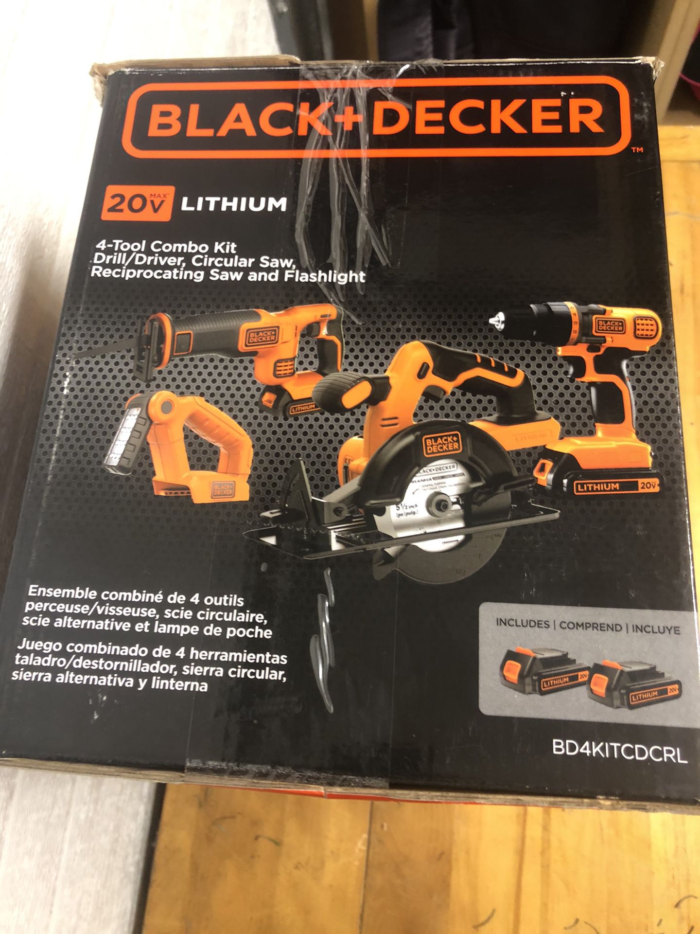Black+decker 4 tool kit