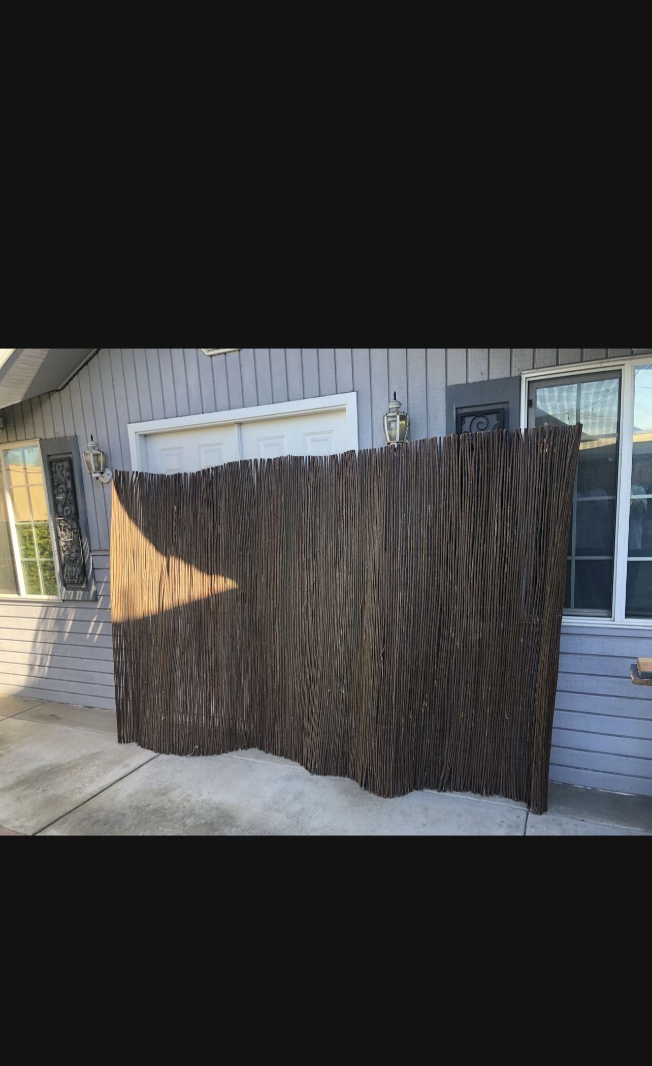 Natural Reed Privacy Fence (6’x9’)