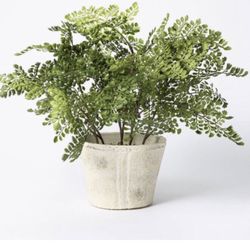 Studio McGee With Threshold NEW 18”x15” Artificial Fern Plant in Pot Target