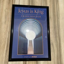 Kanye West Jesus Is King Framed Poster