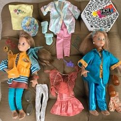 Vintage Hotlooks Dolls With Accessories 
