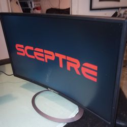24" Curved Monitor  Not A Scratch On It 