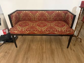 Upholstered Antique Bench