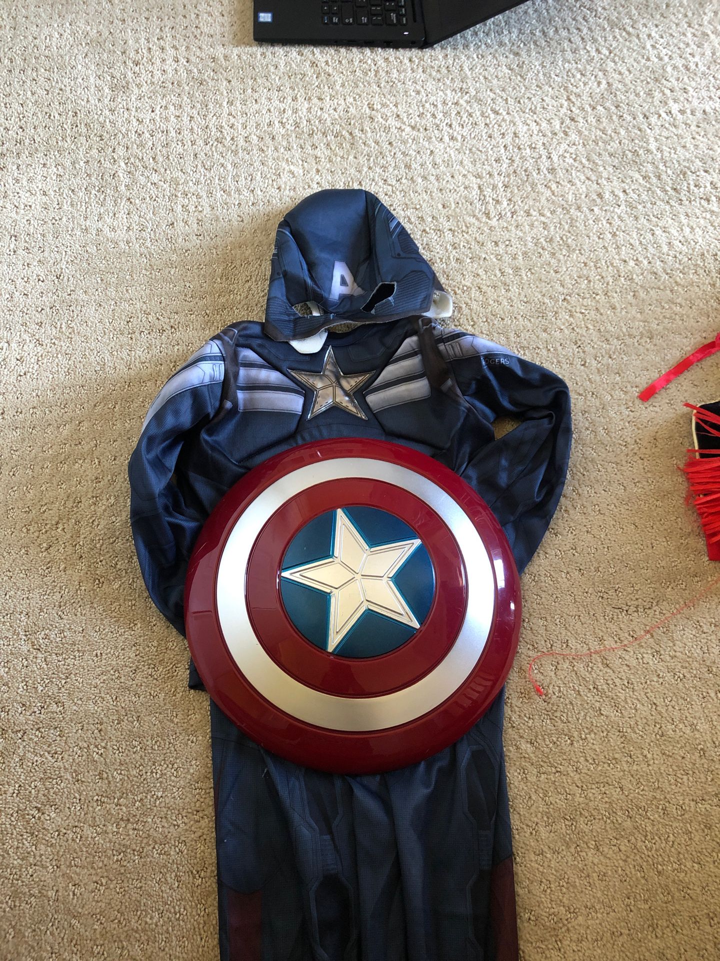 Marvel captain America kids costume 4 - 6 years