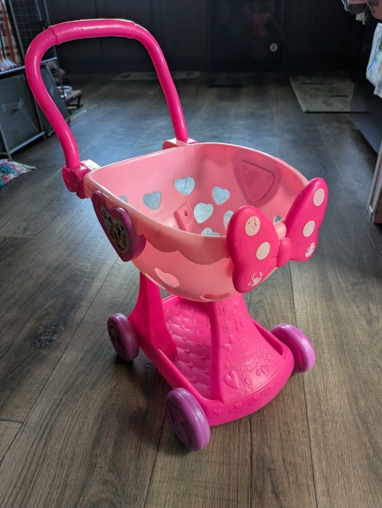 Disney Minnie Mouse Bowtique Shopping Cart