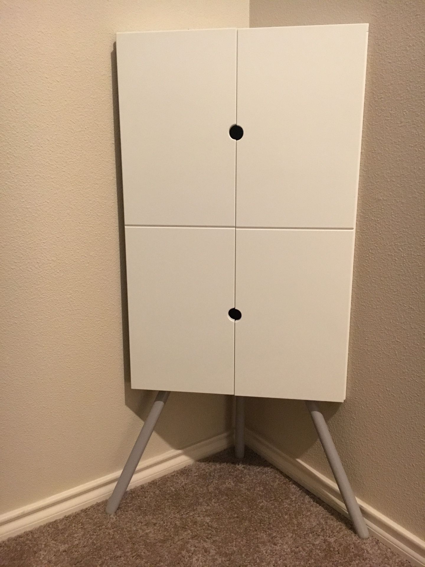 IKEA small white corner cabinet