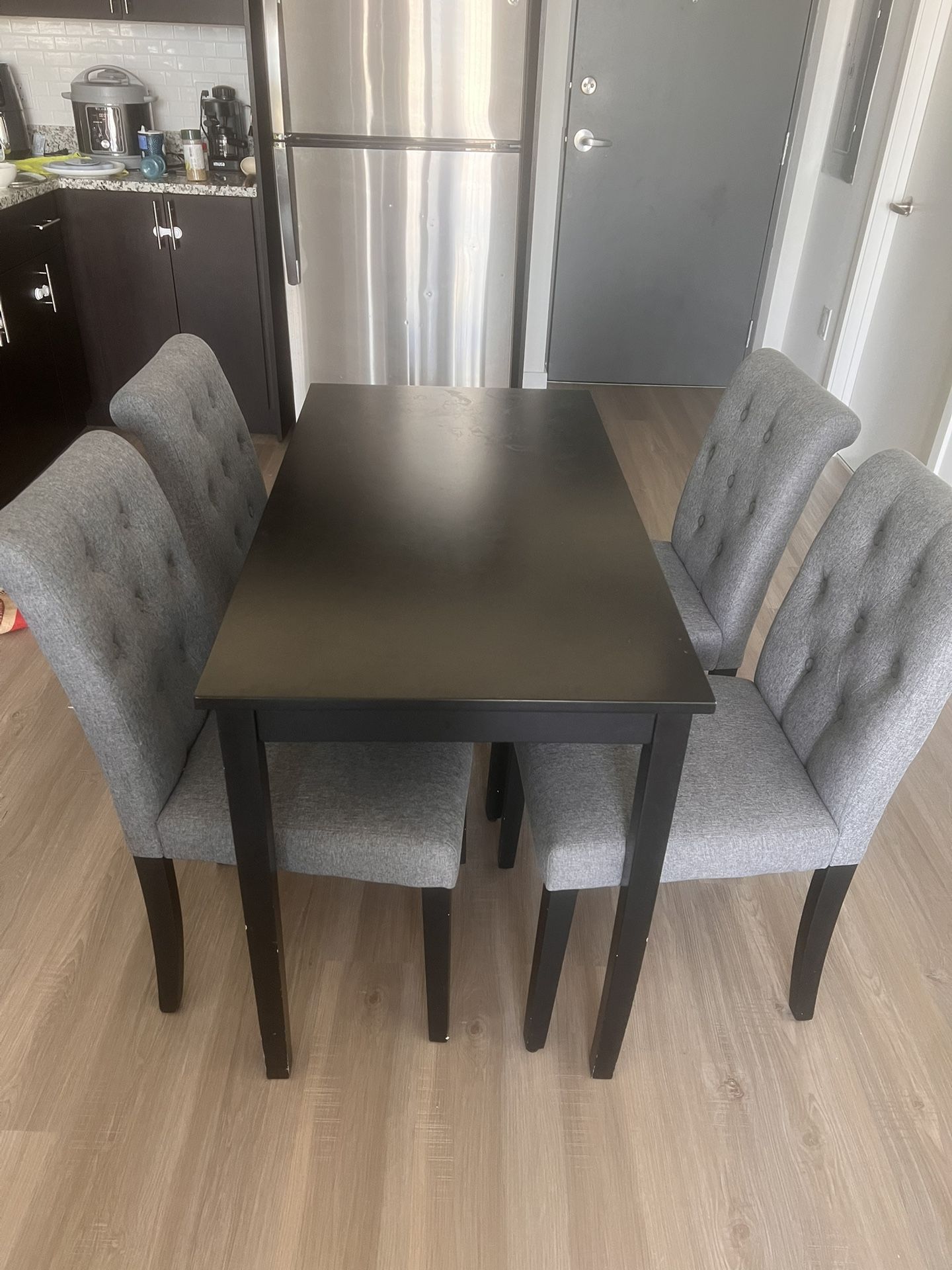 Table and 4 Chairs