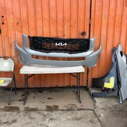 2020 -2022 Kia Telluride Front Bumper With Grille 