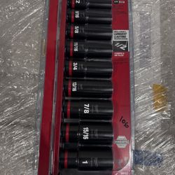 Milwaukee 1/2” Drive 9 pieces