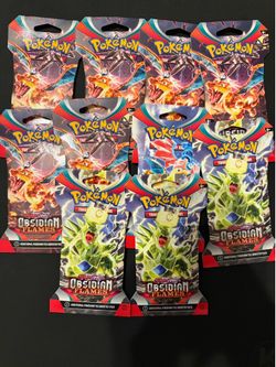 Pokemon Obsidian Flames Sleeved Packs