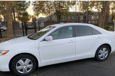 White Toyota Camry Sedan